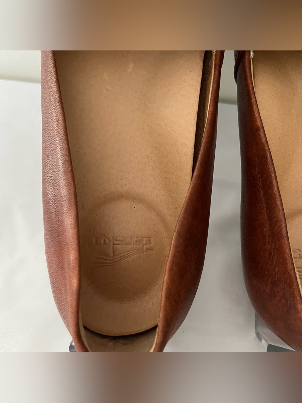 Women’s Dansko Larisa Slip On Flats Cognac EU 41 US 10.5-11 Comfort Shoes - Picture 3 of 10
